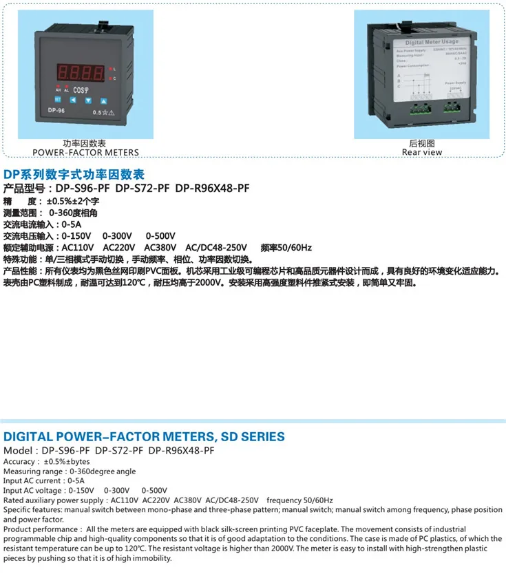 Digital Power Factor Meter